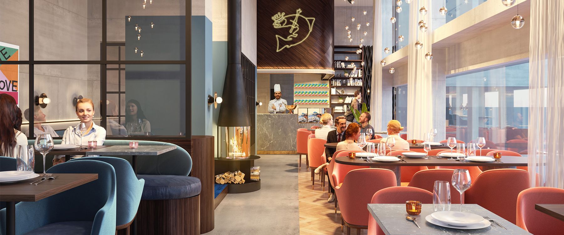 Restaurant Competition STUDIO FREY Interior, Branding &  Zurich